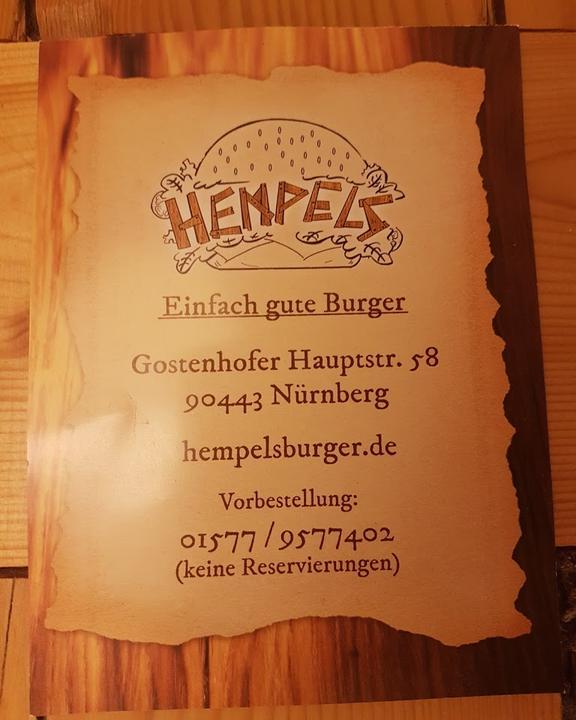 Hempels Burger